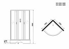 Душевая кабина Niagara Classic 100x100 NG-3302-14BK