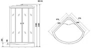 Душевая кабина Niagara Ultra 100x100 NG-902-01
