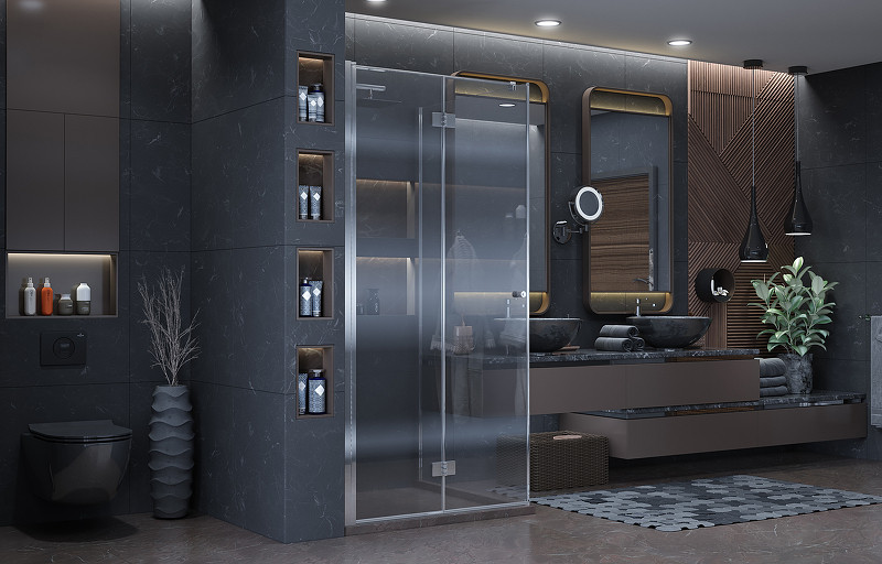 Душевой уголок Ambassador Diamond 90х90 12011105L