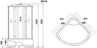 Душевая кабина Niagara Ultra 90x90 NG-908-01