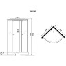 Душевая кабина Niagara Eco 80x80 E80/13/MT