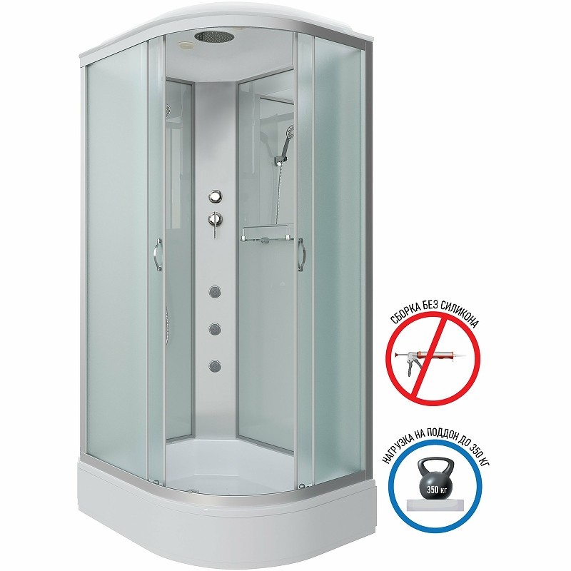 Душевая кабина Niagara Classic 100х80 L NG-33084-14LG