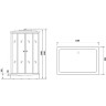 Душевая кабина Niagara Luxe 120x80 NG-7711GR