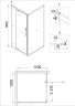 Душевой уголок Niagara Nova 120х110 NG-43-12AG-A110G