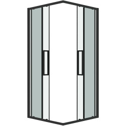 Душевой уголок Grossman Cosmo 80х80 300.K33.02.8080.21.00