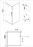 Душевой уголок Niagara Nova 110х110 NG-43-11AG-A110G