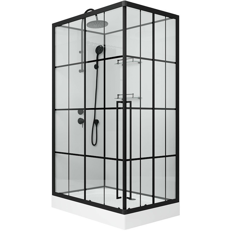 Душевая кабина Niagara Standart 100x80 L ST100/80/15QL/KL/BKT