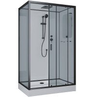 Душевая кабина Niagara Premium 120x80 NG-6912-01QR Black