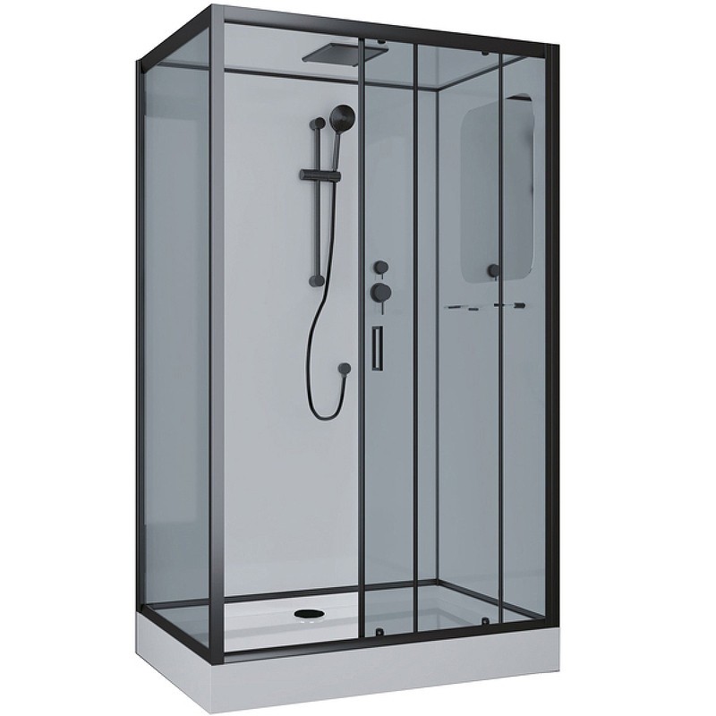 Душевая кабина Niagara Premium 120x80 NG-6912-01QR Black