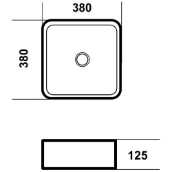 Раковина-чаша Grossman Falcon 38 GR-3055