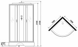 Душевая кабина Niagara Classic 100x100 NG-3502-14