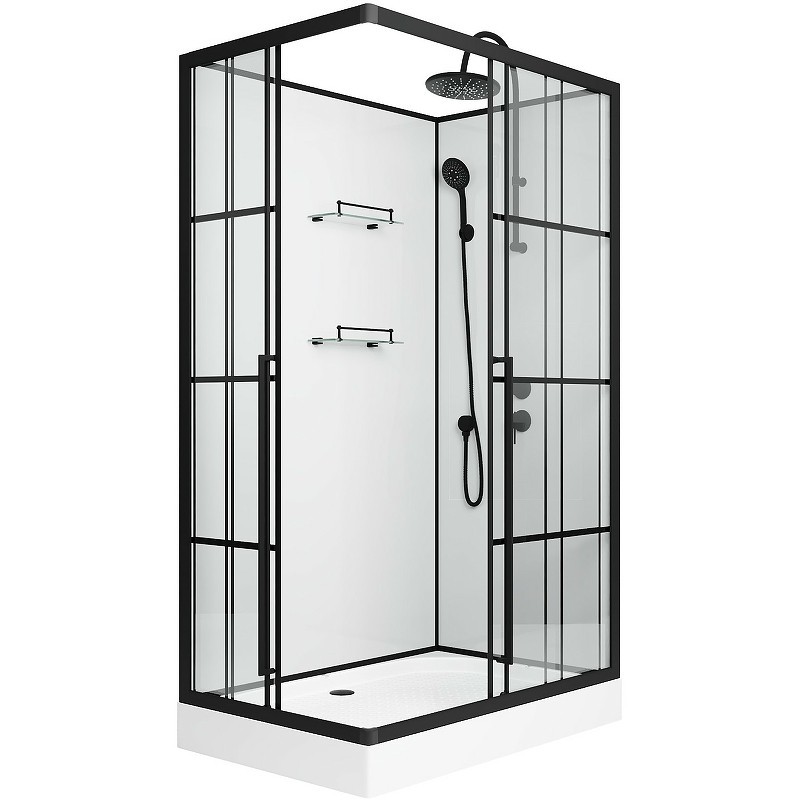 Душевая кабина Niagara Standart 100x80 R ST100/80/15QR/KL/BKT
