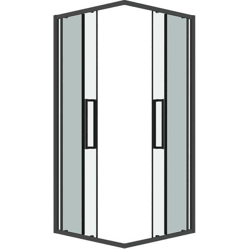 Душевой уголок Grossman Cosmo 80х80 300.K33.02.8080.42.00