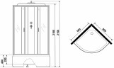 Душевая кабина Niagara Classic 90x90 NG-2508-14