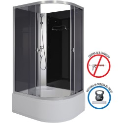 Душевая кабина Niagara Eco 110x80 R E110/80/40L/TN/BK