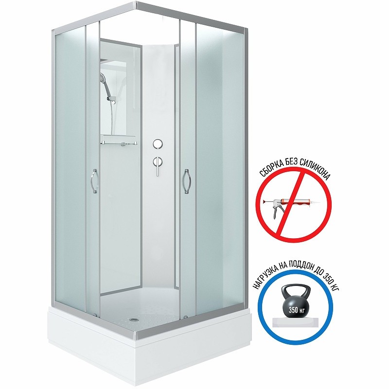 Душевая кабина Niagara Classic 100х80 NG-33084-14QBK