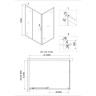 Душевой уголок Niagara Nova 120х70 NG-82-12AB-A70B