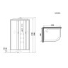 Душевая кабина Niagara Ultra 120x80 L NG-303-01L