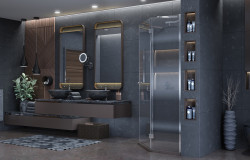 Душевой уголок Ambassador Diamond 90х90 12011111R