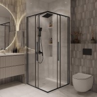 Душевой уголок Niagara Nova 100х100 NG-6824-34BLACK