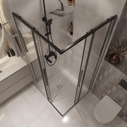 Душевой уголок Niagara Nova 100х100 NG-6824-34BLACK