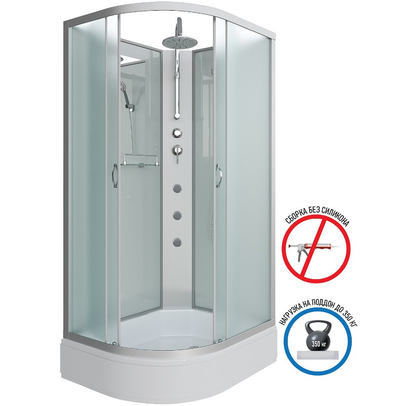 Душевая кабина Niagara Classic 110х90 R NG-33194-14RBKTG