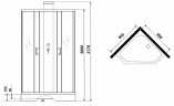 Душевая кабина Grossman Elegans 90x90 GR251D