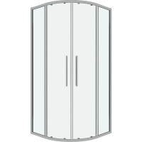 Душевой уголок Grossman Cosmo 80х80 301.K33.02.8080.10.00