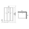 Душевая кабина Niagara Classic 90x70 NG-33974-14QBKTG