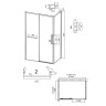 Душевой уголок Grossman Style 130х80 120.K33.05.1380.10.00