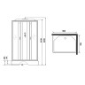 Душевая кабина Niagara Classic 90x70 NG-33974-14QG