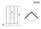 Душевая кабина Niagara Classic 100x100 NG-3502-14BKG