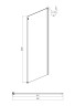 Душевой уголок Ambassador Benefit 130x90 19021202HB-90HB