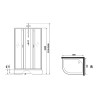 Душевая кабина Niagara Classic 120х90 R NG-33294-14RBKT