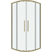 Душевой уголок Grossman Cosmo 100х100 301.K33.02.1010.32.00