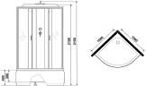 Душевая кабина Niagara Classic 100x100 NG-2309-14