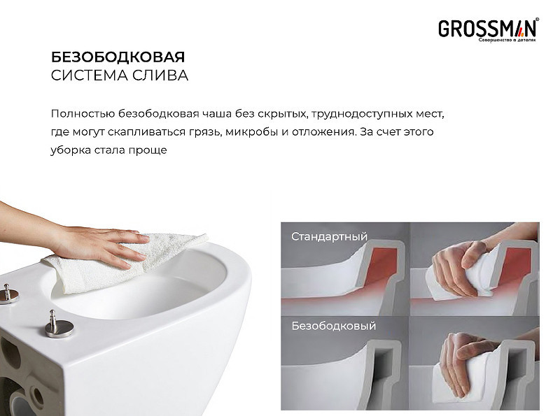 Унитаз Grossman GR-4479SQ подвесной