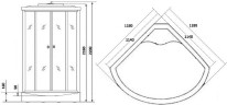 Душевая кабина Niagara Ultra 120x120 NG-5012-01