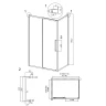 Душевой уголок Grossman Cosmo 110х90 120.K33.02.1190.32.00