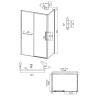 Душевой уголок Grossman Style 110х80 120.K33.05.1180.21.00