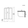 Душевая кабина Niagara Ultra 120x80 R NG-310-01R