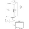 Душевой уголок Grossman Style 110х90 120.K33.05.1190.21.00
