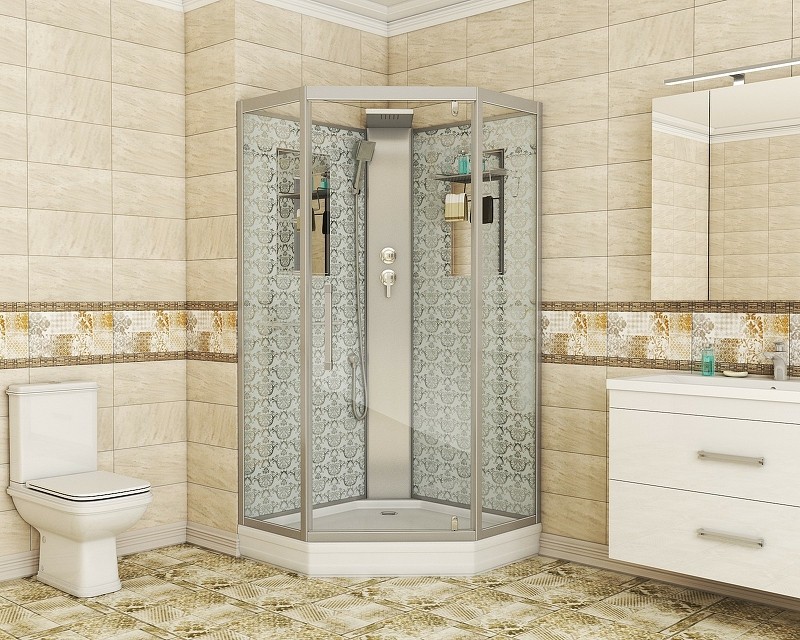 Душевая кабина Niagara Luxe NG-7717WBK 100x100