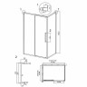 Душевой уголок Grossman Cosmo 130х90 120.K33.02.1390.21.10