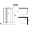 Душевая кабина Niagara Promo 110x80 L P110/80/26L/MT