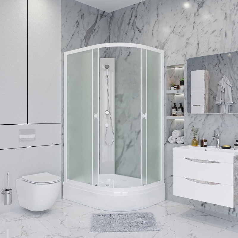 Душевая кабина Niagara Promo 90x80 L P90/80/26L/MT/BK