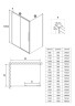Душевой уголок Niagara Nova 130х80 NG-34-13AGR-A80GR-34