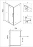Душевой уголок Niagara Nova 120х70 NG-43-12AG-A70G