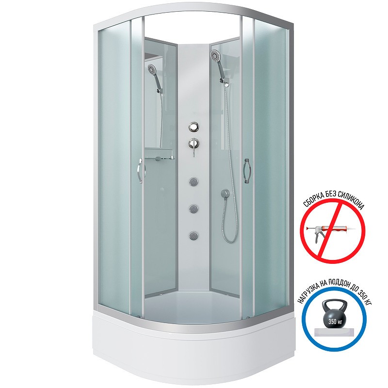 Душевая кабина Niagara Classic 90x90 NG-3301-14BKG