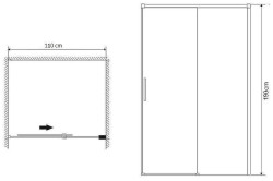 Душевая дверь Grossman Fly 110 GR-D110Fl1